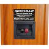 imageRockville RockTower 68C Passive Tower Speaker 8 Ohm Classic Wood Grain 500W Peak 3Way Dual 65 MDF Cabinet Detachable Grille for Home AudioClassic Wood