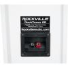 imageRockville RockTower 68C Passive Tower Speaker 8 Ohm Classic Wood Grain 500W Peak 3Way Dual 65 MDF Cabinet Detachable Grille for Home AudioWhite