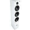 imageRockville RockTower 68W 65 in 500W Peak125W RMS Passive Tower Speaker 8 Ohm White HighFidelity Sound Detachable Grille 3Way MDF for Home Audio 2Piece
