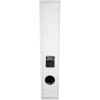 imageRockville RockTower 68W 65 in 500W Peak125W RMS Passive Tower Speaker 8 Ohm White HighFidelity Sound Detachable Grille 3Way MDF for Home Audio 2Piece