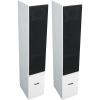 imageRockville 2 RockTower 64W White Home Audio Tower Speakers Passive 4 Ohm