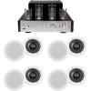 imageRockville BluTube SG Bundle Tube Home Theater Stereo Receiver with Bluetooth 4 Pairs HC65516 65 inCeiling Speakers 16 Ohm 8 Items