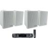 imageRockville RPA60BT V2 1000 Watt 2Ch USB Bluetooth DJProKaraoke Amplifier Mixer Bundle with 4 Kicker 46KB6G KB6 65 150w IndoorOutdoor Grey Home Theater Speakers KB6B 5 Items