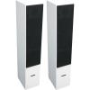 imageRockville RockTower 68W 65 in 500W Peak125W RMS Passive Tower Speaker 8 Ohm White HighFidelity Sound Detachable Grille 3Way MDF for Home Audio 2Piece