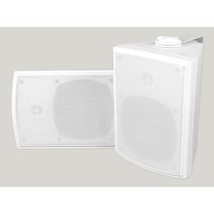imageRockville HP5S8 Pair 525in OutdoorIndoor Home Theater Speakers with Swivel Bracket for Restaurant Bar and Cafe Audio Systems