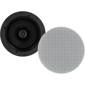 imageRockville Pair Elite C68 65 8Ohm Ceiling Speakers  Swivel Tweeter 6dB Attenuation HighGrade Crossover Magnetic Grill 600W Home Theater Sound16 Ohm
