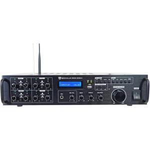 imageRockville Rock Zone 8 1000W RMS 8Channel 8Zone Amplifier Bluetooth USB OpticalCoaxialRCA Inputs MicFM RackMountable for MultiRoom Home or Commercial Audio