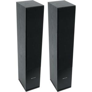 imageRockville RockTower 64B 65 500W Peak  125W RMS 3Way Passive Tower Speaker 4 Ohm Black HighFidelity Sound Detachable Grille MDF for Home Audio 2Piece