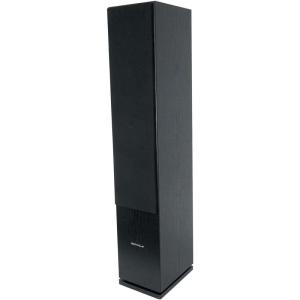 imageRockville RockTower 64C Passive Tower Speaker 4 Ohm Classic HighFidelity Sound Detachable Grille 3Way 65 500W MDF Perfect for Home AudioBlack