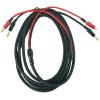 imageRockville BN10 10ft 14 AWG Banana to Banana Cable 100 OFC Copper Braided Jacket HighFidelity Audio Durable Build for Home Audio and Professional Sound Systems 4 Piece