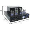 imageRockville Bundle 1 BluTube LED 70w Bluetooth Tube AmplifierHome Stereo Receiver in Black Bundle with 4 HC65516 65 500 Watt inCeiling Home Theater Speakers 5 Items