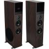 imageRockville Bundle TM80D Dark Wood Powered Home Theater Tower Speakers 8 SubBluetooth Bundle with 2 RMCXLR HighEnd Metal DJ Handheld Wired Microphone Mic w 2 Cables 3 Items