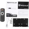imageRockville CC65T Bundle 6 65 in 70V White Ceiling Speakers for Home Audio Bedroom Living Room RCS801 60 Watt Bluetooth Amplifier Receiver 7Items