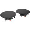 imageRockville HC85 8in 700Watt inCeiling Home Theater Speakers 8Ohm Black Polypropylene Cone Mylar Dome Tweeter Paintable Grills 8Piece
