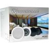 imageRockville HC85 8in 700Watt inCeiling Home Theater Speakers 8Ohm Black Polypropylene Cone Mylar Dome Tweeter Paintable Grills 8Piece