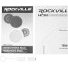 imageRockville HC85 8in 700Watt inCeiling Home Theater Speakers 8Ohm Black Polypropylene Cone Mylar Dome Tweeter Paintable Grills 8Piece