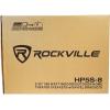 imageRockville HP5S8 Pair 525in OutdoorIndoor Home Theater Speakers with Swivel Bracket for Patio Backyard and Garden Audio Systems