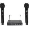 imageRockville HTS56 Bundle 1000Watt 51 Channel Bluetooth Home Theater Audio System 8 Subwoofer RKI60 Dual UHF 8Channel Wireless Microphone Karaoke Interface and Mixer 2Items