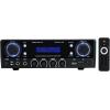 imageRockville RockSlim Black Bundle 4 525 in 240W Peak Wall Mount Home Theater Speakers BLUAMP 100 Bluetooth Amplifier Mic Input RCA Output for Home Audio Living Room or TV Setup 5 Items