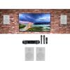 imageRockville Bundle RPA70WBT V2 1000w 2Ch Bluetooth Karaoke AmplifierMixer2 Mics Bundle with 2 Pair Rockville RockSlim White Home Theater 525 240w Easy Wall Mount Slim Speakers 3 Items