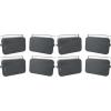 imageRockville HP65S Black 65 in 500W Peak  160W RMS IndoorOutdoor Swivel Home Theater Speakers Durable for Patio and Outdoor Audio Systems 8Piece