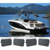 imageRockville HP65S Black 65 in Indoor Outdoor Swivel Home Theater Speakers with Mounting Bracket for Boats and Marine Audio Systems 4Piece