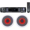 imageRockville RPA60BT Bundle 1000Watt 2Channel Bluetooth DJProKaraoke Amplifier Mixer 2 HC65LED 65 in 500Watt inCeiling Home Theater Speakers with LED 3Items