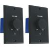 imageRockville VOL70200 Pair of Black 200Watt 70V Wall Volume Control Zone Controller Boxes Single Gang Compact Design 2Piece