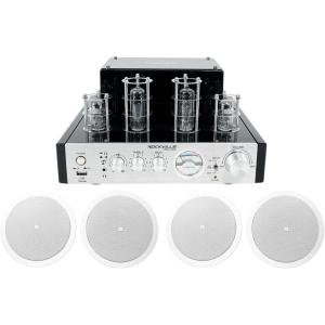 imageRockville 4 JBL Control 26C 65 150 Watt inCeiling White Home Theater Speakers Bundle with 1 BluTube 70w Tube AmplifierHome Theater Stereo Receiver 6 Items