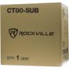 imageRockville CT80 8 70V Commercial Subwoofer WallMount Bracket Deep Bass Wide Frequency Durable Build for Restaurants and Conference Rooms