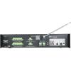imageRockville PRE70V 8Zone Stereo Preamp Mixer with Bluetooth USBSDFM Mic Inputs Chime BassTreble Control for 70V Audio Systems