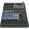 imageRockville ROCKMIX 10FX 10Channel Mixer USB Recording Interface Digital Effects 3Band EQ Phantom Power Bluetooth 50 for Home Studio Podcast and Live Performance