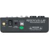 imageRockville ROCKMIX 6FX 6Channel Mixer with USB Interface Bluetooth 24Bit FX Phantom Power for Podcasting Home Recording and Live Sound