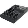 imageRockville RockMix 4 4Channel Mixer with USB Interface 2Band EQ Phantom Power Loopback Switch Compact Design for Recording and Streaming