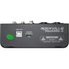 imageRockville RockMix 4 4Channel Mixer with USB Interface 2Band EQ Phantom Power Loopback Switch Compact Design for Recording and Streaming