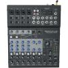 imageRockville ROCKMIX 10FX 10Channel Mixer USB Recording Interface Digital Effects 3Band EQ Phantom Power Bluetooth 50 for Home Studio Podcast and Live Performance