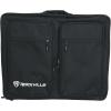 imageRockville BPMIX2621 Padded Mixer Bag SemiRigid Interior Straps 26x21x85 7 Dividers 7 Compartments For DJs Live Sound and Studio Use