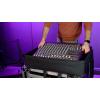 imageRockville BPMIX2621 Padded Mixer Bag SemiRigid Interior Straps 26x21x85 7 Dividers 7 Compartments For DJs Live Sound and Studio Use