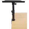imageRockville DMS75 Pair Studio Monitor Speaker Stands Desk Clamp 15 Degree Adjustable Tilt 6 Height Positions Silicone AntiSlip Pad