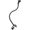 imageRockville GN20 20Inch Gooseneck Microphone Stand Rubberized Clamp with Mic Clip Adjustable Sturdy Steel Build for DJs and Podcasters