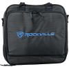 imageRockville MB1313 DJ Gear Mixer Bag Case 13 x 13 x 6 Inches DualLayer Foam Padding YKK Zippers Front Pocket Adjustable Strap for Mixers Controllers FX Pedals