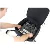imageRockville MB1313 DJ Gear Mixer Bag Case 13 x 13 x 6 Inches DualLayer Foam Padding YKK Zippers Front Pocket Adjustable Strap for Mixers Controllers FX Pedals