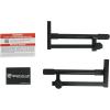 imageRockville PKS40 2Tier Keyboard Stand Adjustable Steel Foldable Detachable Second Tier Carry Bag Perfect for DJs Studios Live Performances