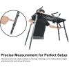 imageRockville PKS44 2Tier KeyboardDJ Stand Tabletop Mic Stand Detachable Second Tier Foldable Steel Carry Bag Perfect for DJs Studios Live Gigs