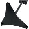 imageRockville Pair RVSM5 White Adjustable Studio Monitor Speaker Stands Height 3352in FoamPadded Tray Cable Management for Studio Recording and Home AudioBlack