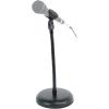 imageRockville RDMS7 Desktop Mic Stand w 118 Gooseneck Weighted Base Mic Clip Webcam Adapter Perfect for Podcasting Streaming amp Studio Use