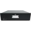imageRockville RDR3U 3U Rack Drawer Locking with 2 Keys 16Gauge Steel Fits 19 Rack Smooth Rail Operation Recessed Handle Black Powder Coated Perfect for DJs Studios amp Live Sound