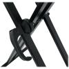 imageRockville RKS42X 2Tier XStand Keyboard DJ Stand Quick Release Adjustable Height Crossbar Support 360 degree Rotating Tier HeavyDuty Steel Frame for Stage Studio and Home Use