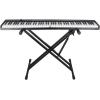 imageRockville RKSAIR Keyboard Stand Gas Spring Adjustable 2238in Hydraulic OneButton Folding Double XStyle 110lb Capacity