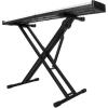 imageRockville RKSAIR Keyboard Stand Gas Spring Adjustable 2238in Hydraulic OneButton Folding Double XStyle 110lb Capacity